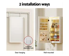 Artiss Jewellery Cabinet Mirror Door Wall Mount