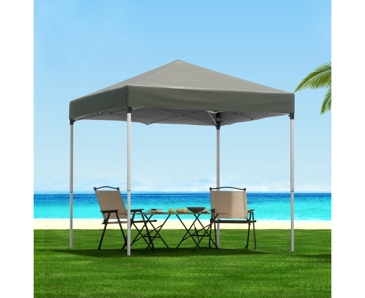 Instahut Gazebo 2x2m Outdoor Patio Garden Marquee Shade Grey