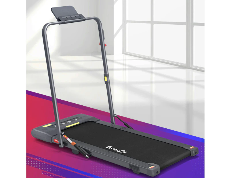 Everfit Treadmill Electric Walking Pad Under Desk Home Gym Fitness 400mm Grey