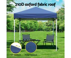 Instahut Gazebo 2x2m Outdoor Patio Garden Marquee Shade Blue