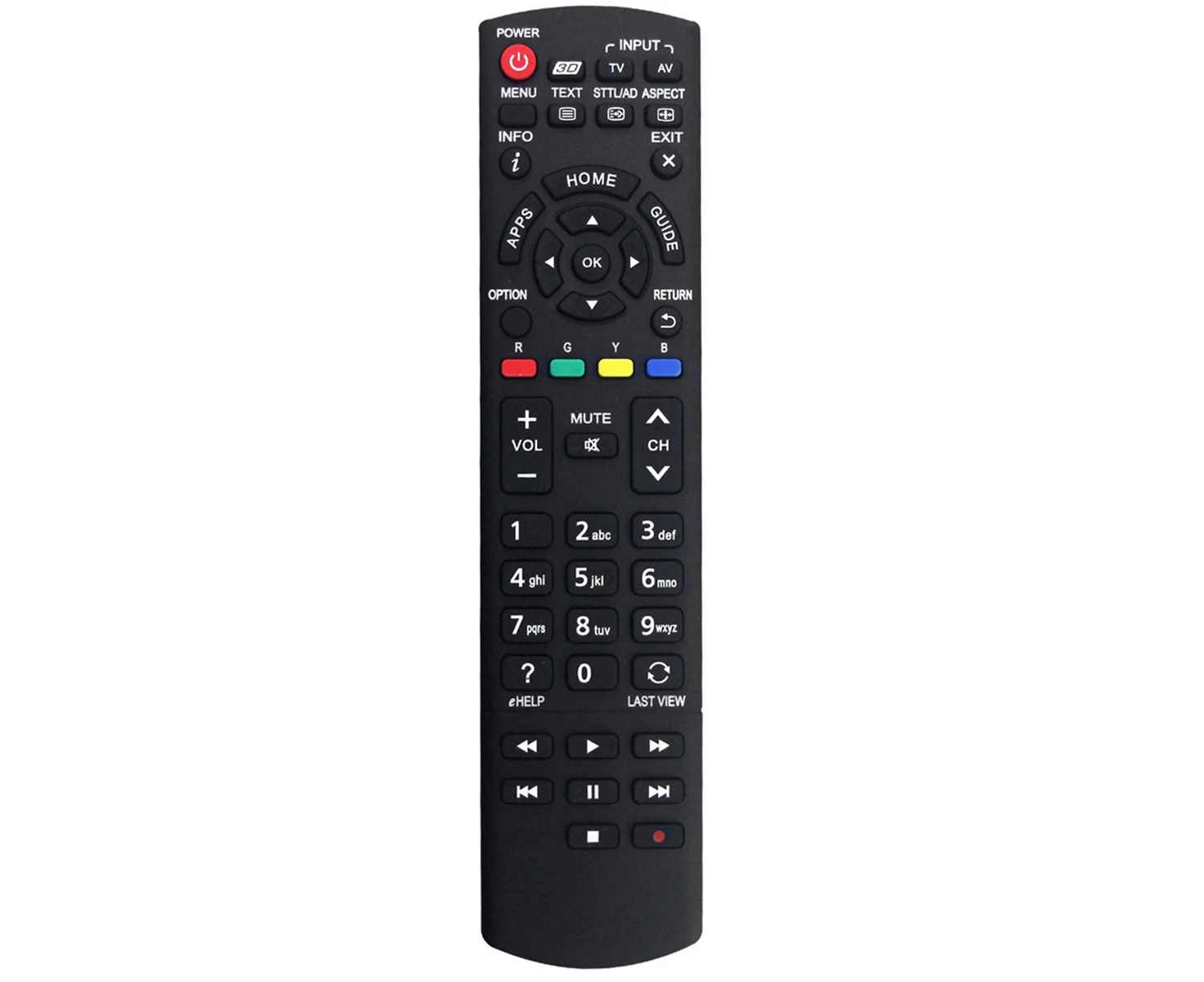 Replace N2QAYB000933 Remote for Panasonic TV TH-60AS700A TH55AX670A TH60AS740A TH-60AS700Z TH-55AS670A