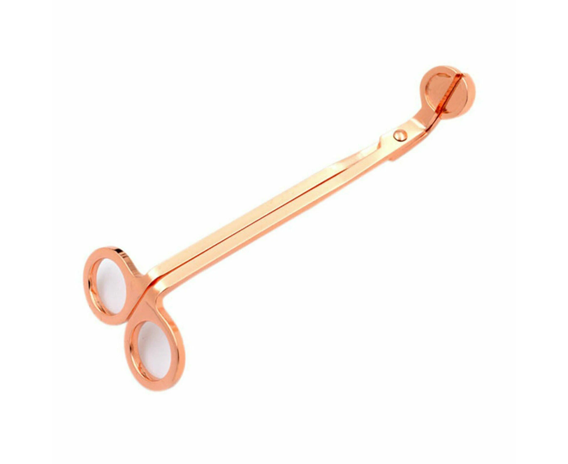 1X Rose Gold Candle Wick Trimmer Scissors Stainless Steel Candle Cutter Snuffers