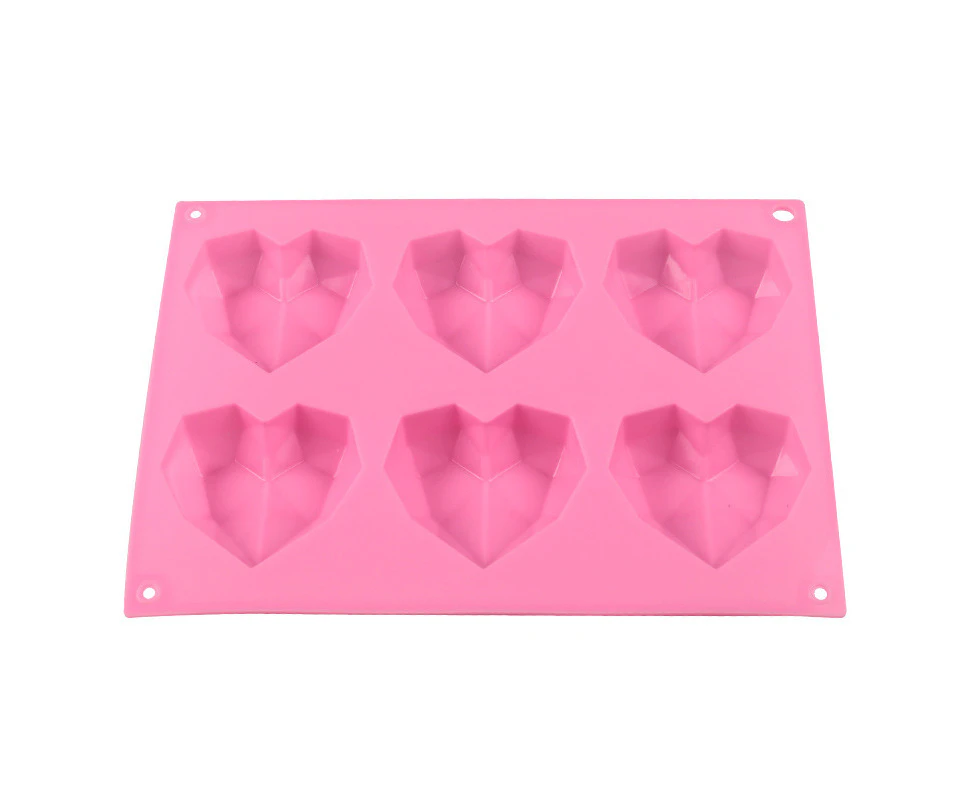 Heart Silicone Mould Cake Ice Tray Jelly Candy Cookie Chocolate Baking Cake Mold