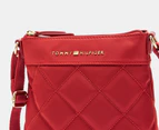 Tommy Hilfiger Jeannie North South Crossbody Bag - Chili Red