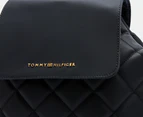 Tommy Hilfiger Jeannie Flap Backpack - Black