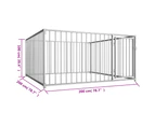 Outdoor Dog Kennel 200x200x100 cm