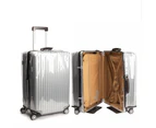 Transparent Luggage Cover with Zipper Waterproof Suitcase Protector Cover