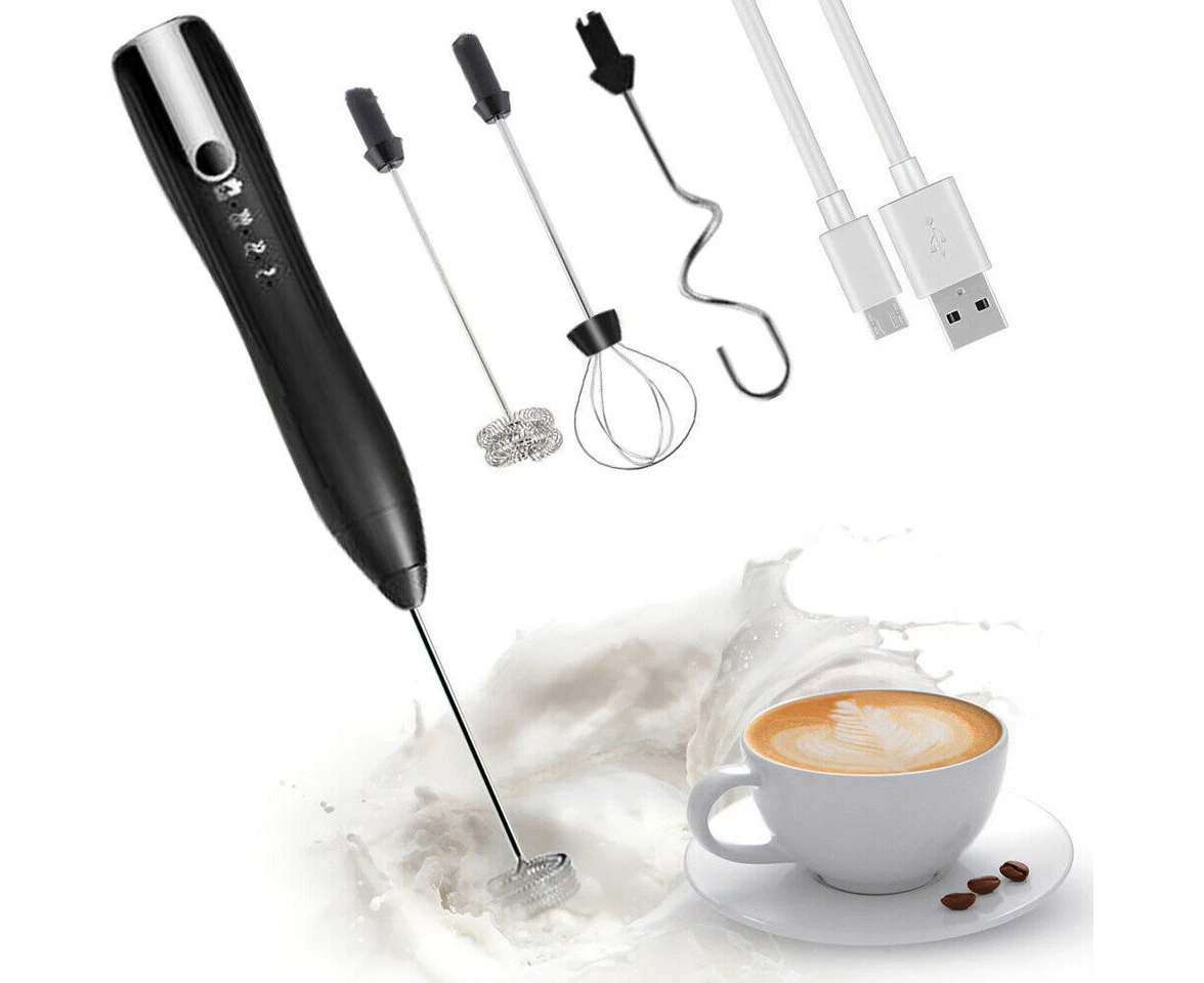 Mini Milk Frother Electric Egg Beater Hand Shake Whisk Mixer Coffee Tool Kitchen