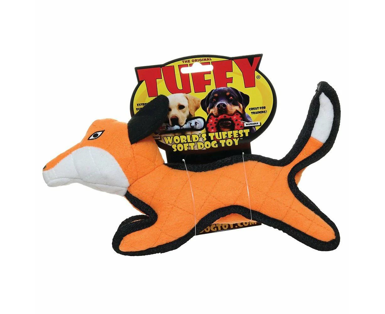 Tuffy Zoo Animal Series Jr Fox Tuff Scale 9 Dog Squeaker Toy 33 x 24 x 9cm