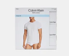 Calvin Klein Men's Cotton Crew Neck Tee / T-Shirt / Tshirt 3-Pack - White