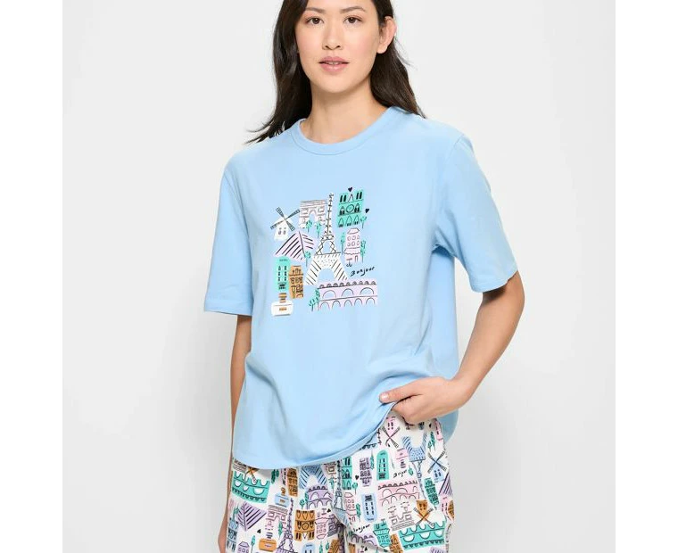 Target So French Print Pyjama Sleep Set