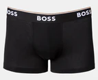 Hugo Boss Men's Power Boxers / Trunks 3-Pack - Black/Heather Grey/Dark Grey