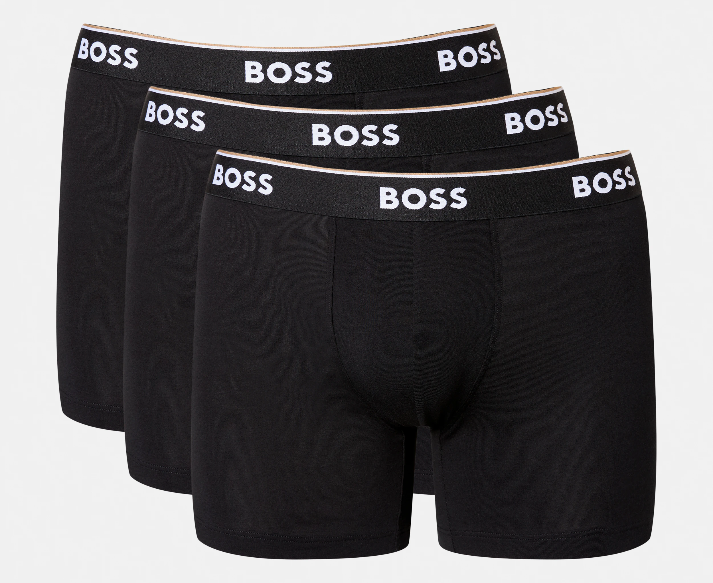 Hugo Boss Men's Power Boxer Briefs 3-Pack - Black