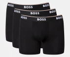 Hugo Boss Men's Power Boxer Briefs 3-Pack - Black