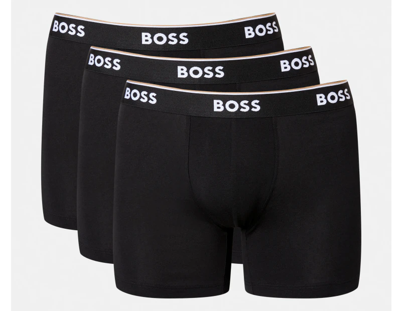 Hugo Boss Men's Power Boxer Briefs 3-Pack - Black