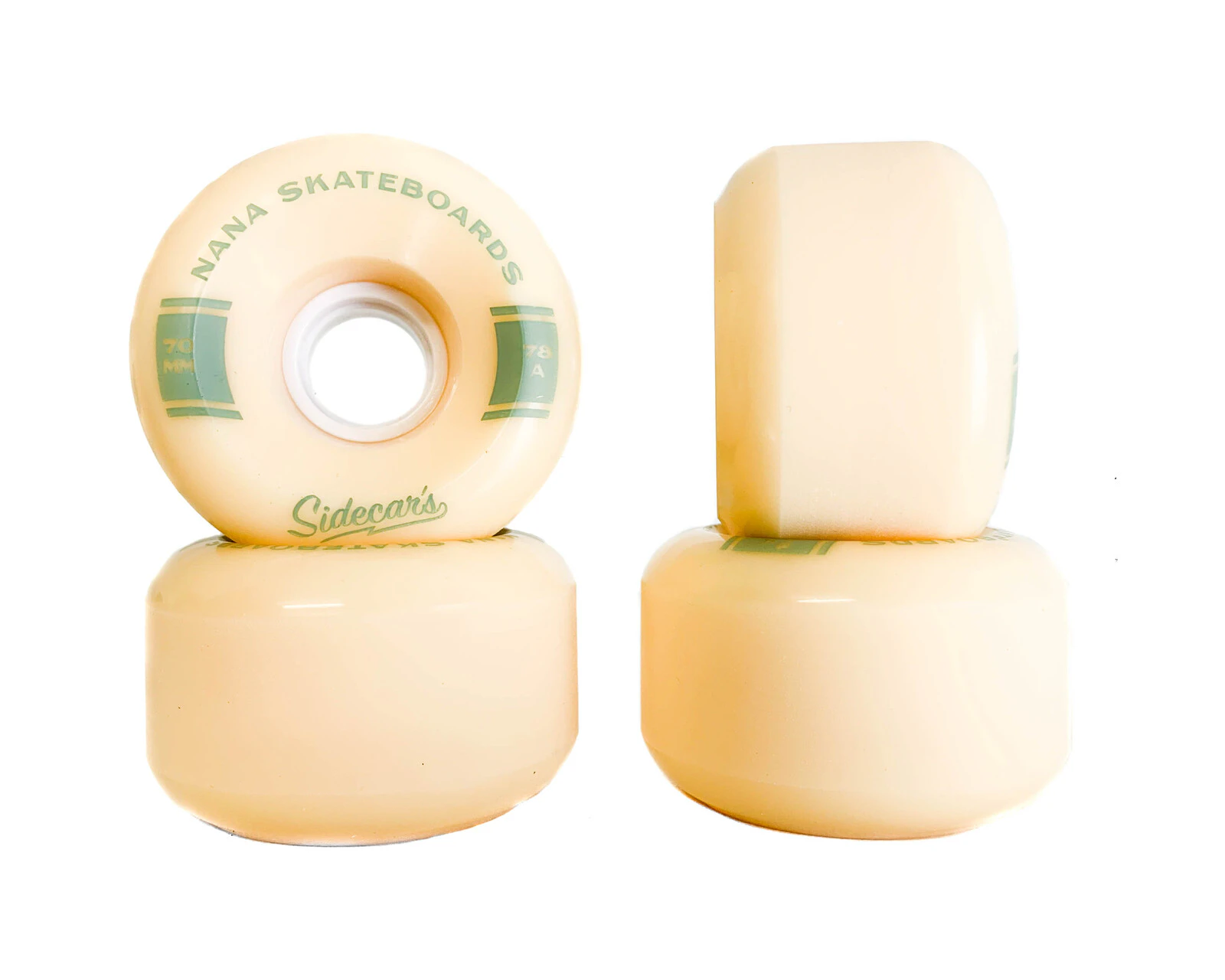 NANA Wheels 70mm Sidecars Beige