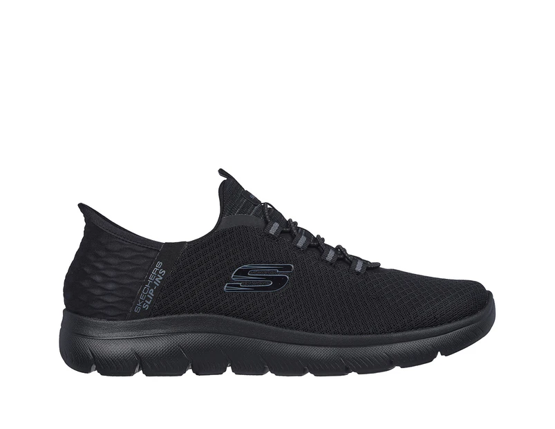 Skechers Men's Slip-Ins Summits High Range Sneakers - Black