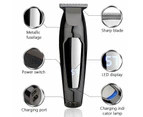 LCD Digital Display Rechargeable Hair Clipper Vintage Electric Hair Clipper Hair Salon Powerful Electric Clippers