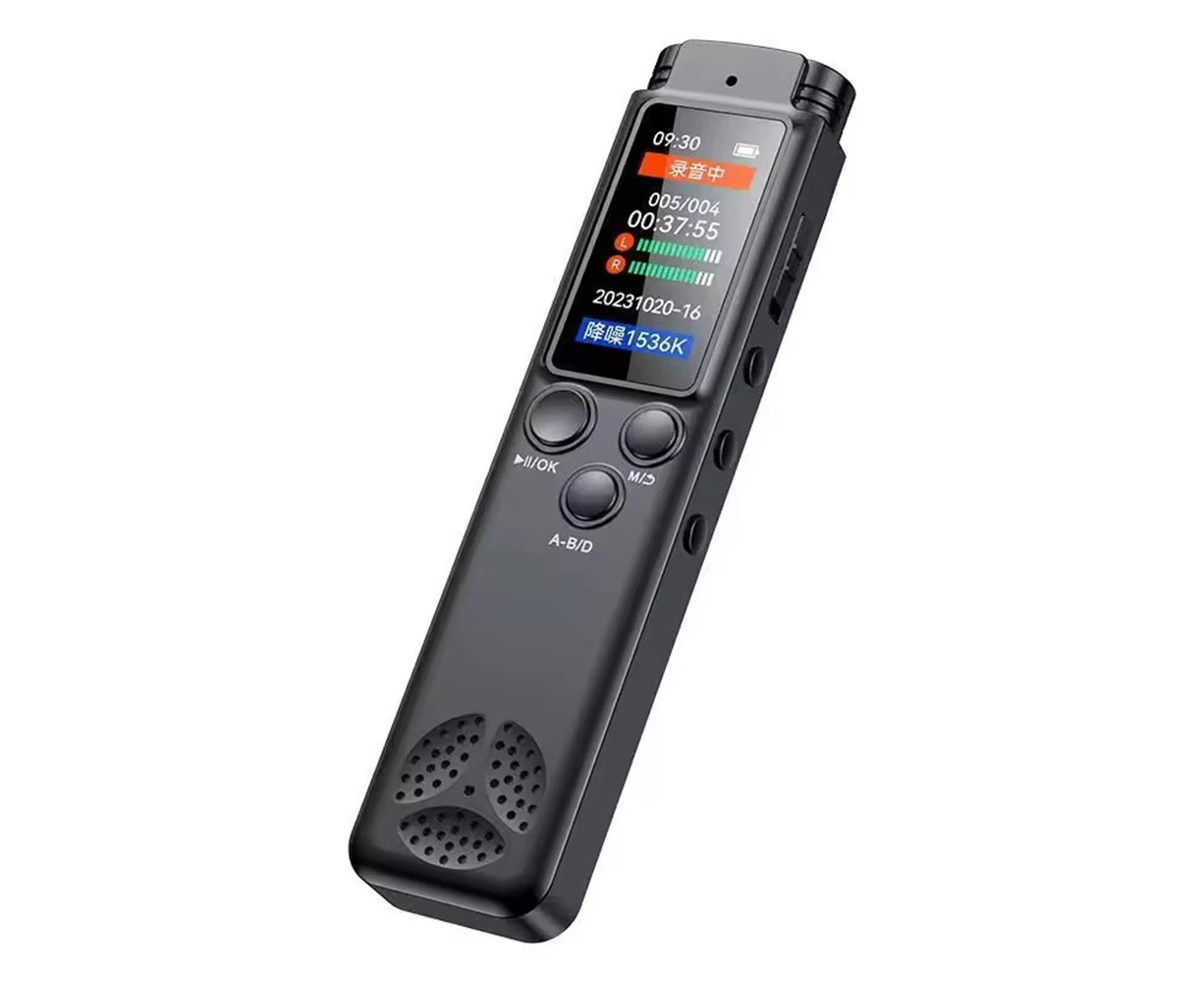 Digital Voice Recorder Portable Voice Activated Recorder with Full-Color TFT Screen Playback Song Player Audio Recorder for Meeting Lecture