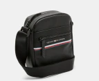 Tommy Hilfiger Stripe Reporter Bag - Black