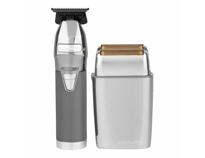 BaBylissPRO Foil Shaver & Outliner Trimmer - Silver