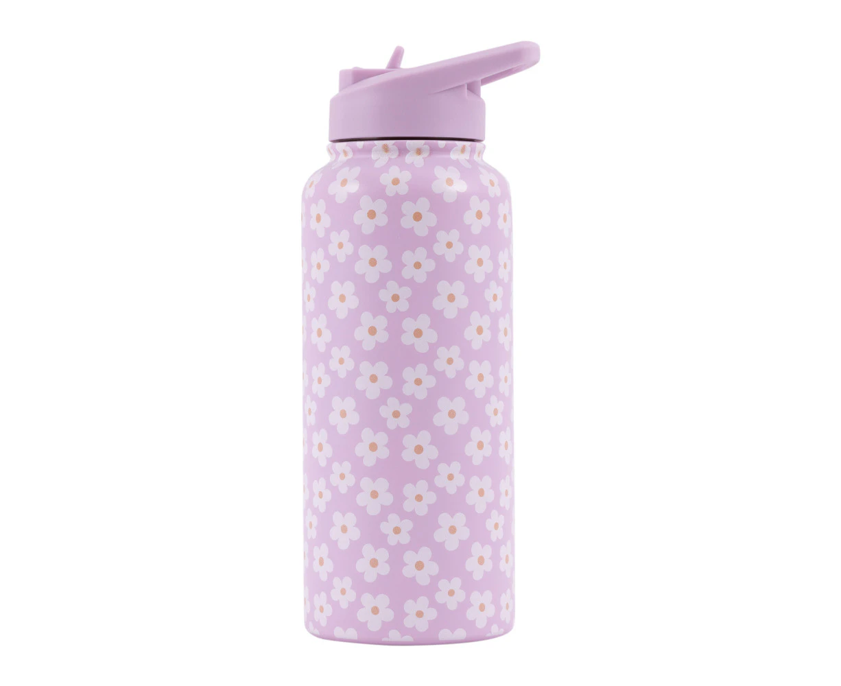 Splosh Sip By Splosh Daisy S/S Insulated Water Bottle w/ Flip Straw Lid 950ml