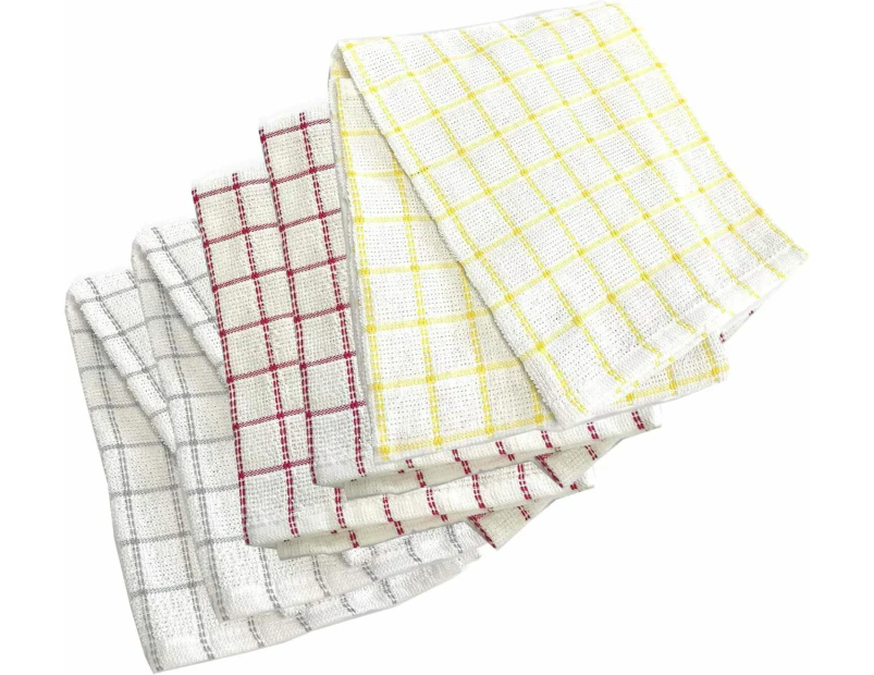 12pcs 100% Cotton Tea Towel 60cm x 90cm Commercial Grade