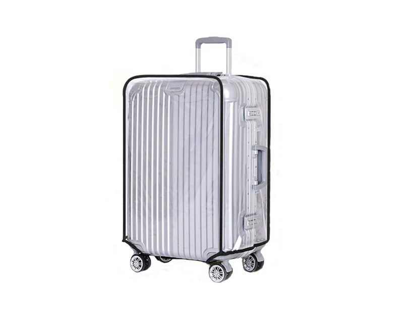 Transparent Travel Luggage Cover Luggage Trolley Case Protector Dust Protection Cover (24 Inch)