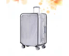 Transparent Travel Luggage Cover Luggage Trolley Case Protector Dust Protection Cover (24 Inch)