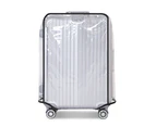 Transparent Travel Luggage Cover Luggage Trolley Case Protector Dust Protection Cover (24 Inch)