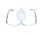 Magnifying Makeup Glasses Rotating Eye Single Lens Magnifying Eye Make Up Spectacles for Old Women +2.50