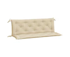 vidaXL Garden Bench Cushions 2 pcs Beige 150x50x7 cm Oxford Fabric