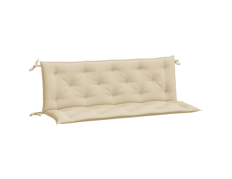 vidaXL Garden Bench Cushions 2 pcs Beige 150x50x7 cm Oxford Fabric