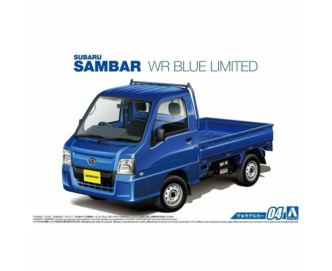 Aoshima 1/24 SUBARU TT2 SAMBAR WR BLUE LIMITED 11