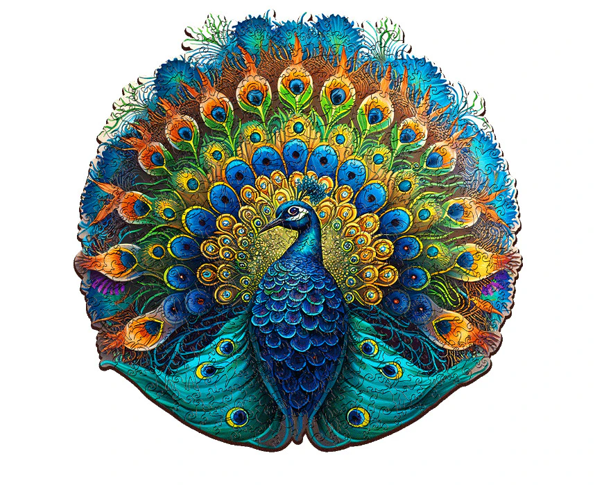 Escape Welt 300pc Wooden Jigsaw Peacock