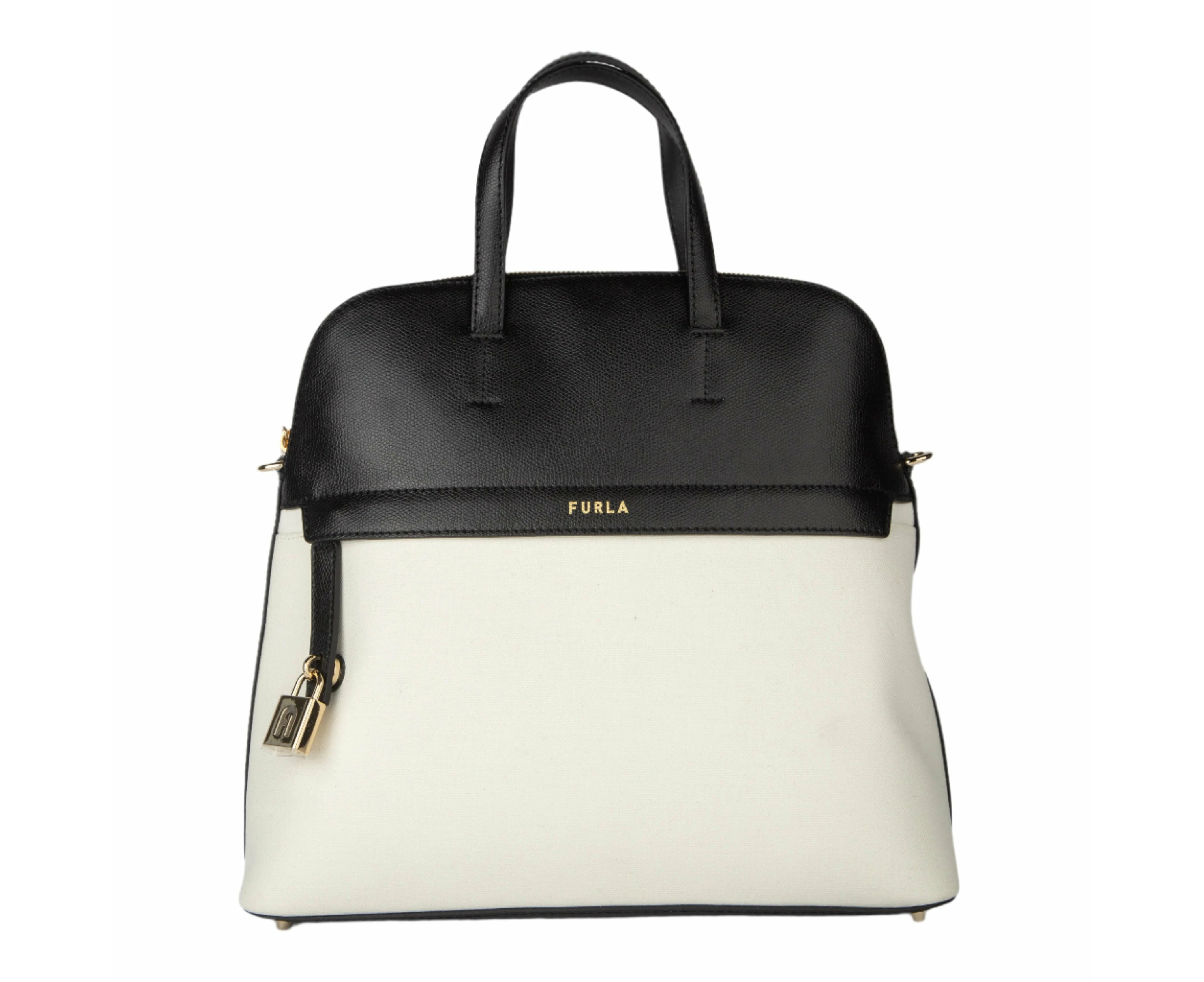 Furla Piper Dome 26 - Naturale + Nero