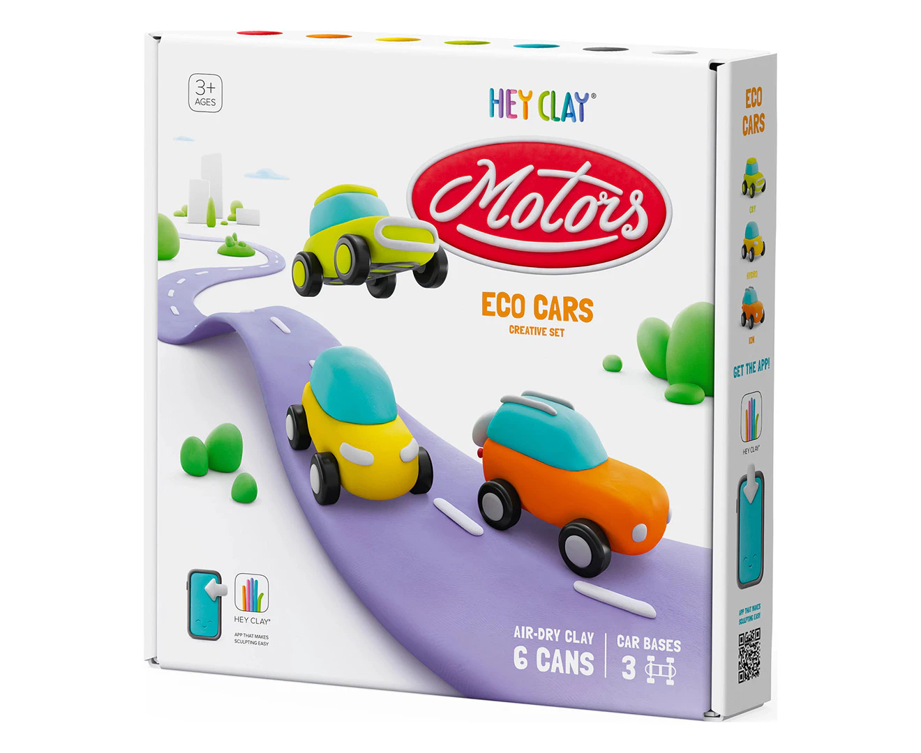 Hey Clay Eco Car Air Dry Clay Activity Set