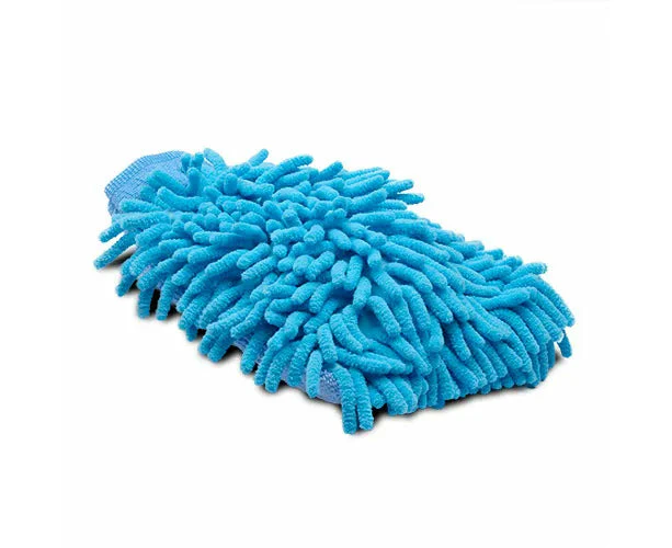 Microfibre Grooming Mitt - Blue