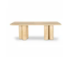 Torquay Indoor 2.2m Timber Dining table - Dining Tables -