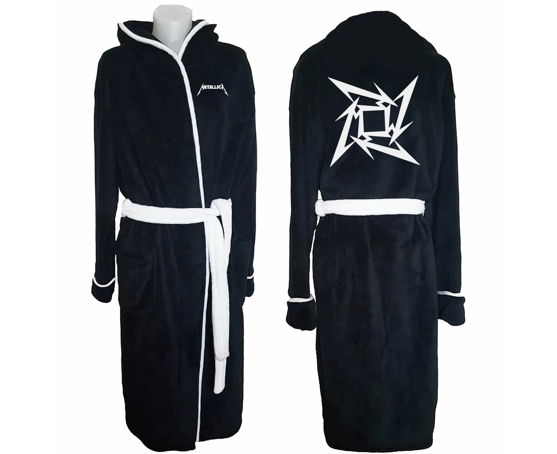 Metallica Unisex Bathrobe: Load/Reload Star