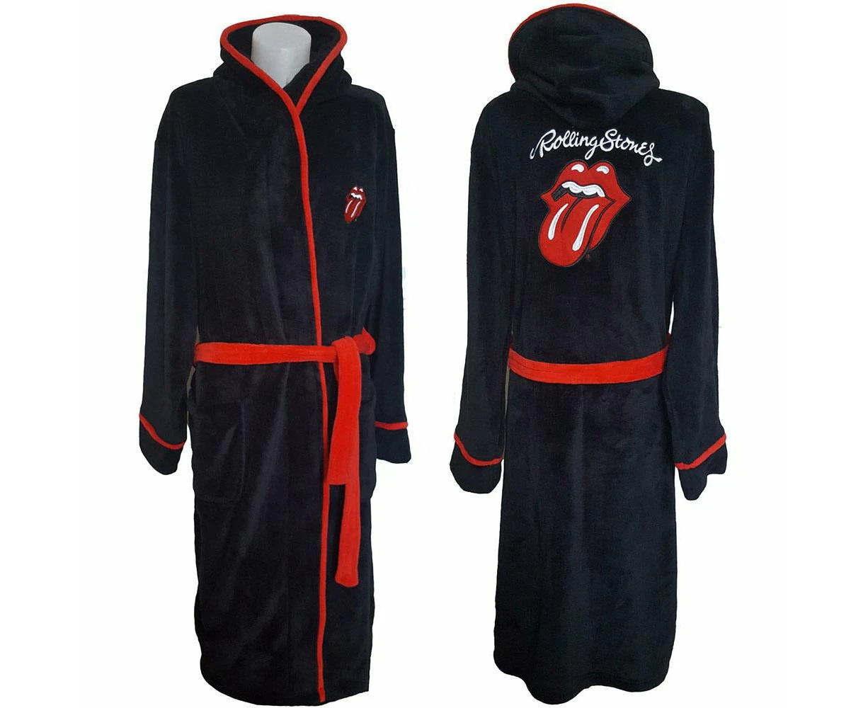 The Rolling Stones Unisex Bathrobe: Classic Tongue