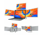 Trion 14 Fhd Portable Monitor Quad Screen With One Cable Triple Display Screen Extender For Laptops (win10+, mac m1/m2/m3)