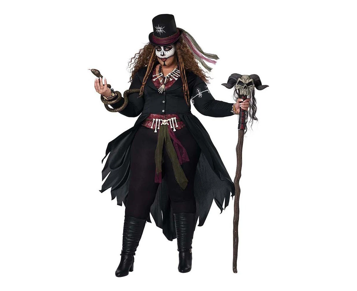 Voodoo Magic Womens Plus Size Halloween Costume Womens