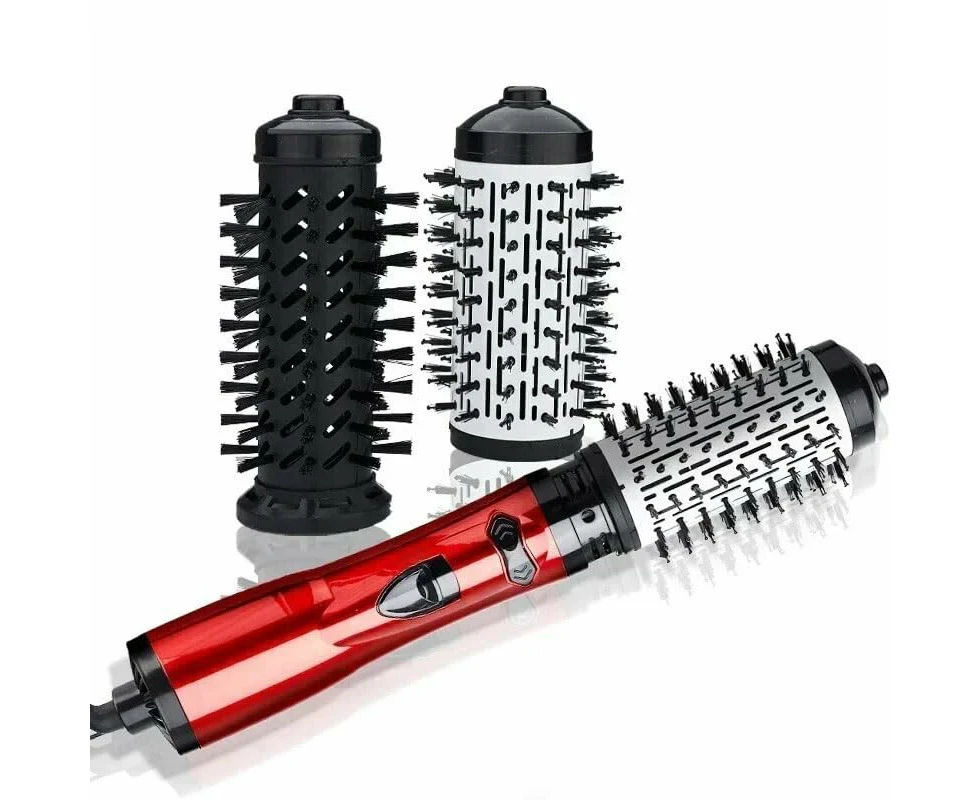 3 in-1 Hot Air Styler and Rotating Hair Dryer,Hair Dryer,360° Rotating Multitudet Hair Dryer Brush Round Hot Air Spin Brush Kit