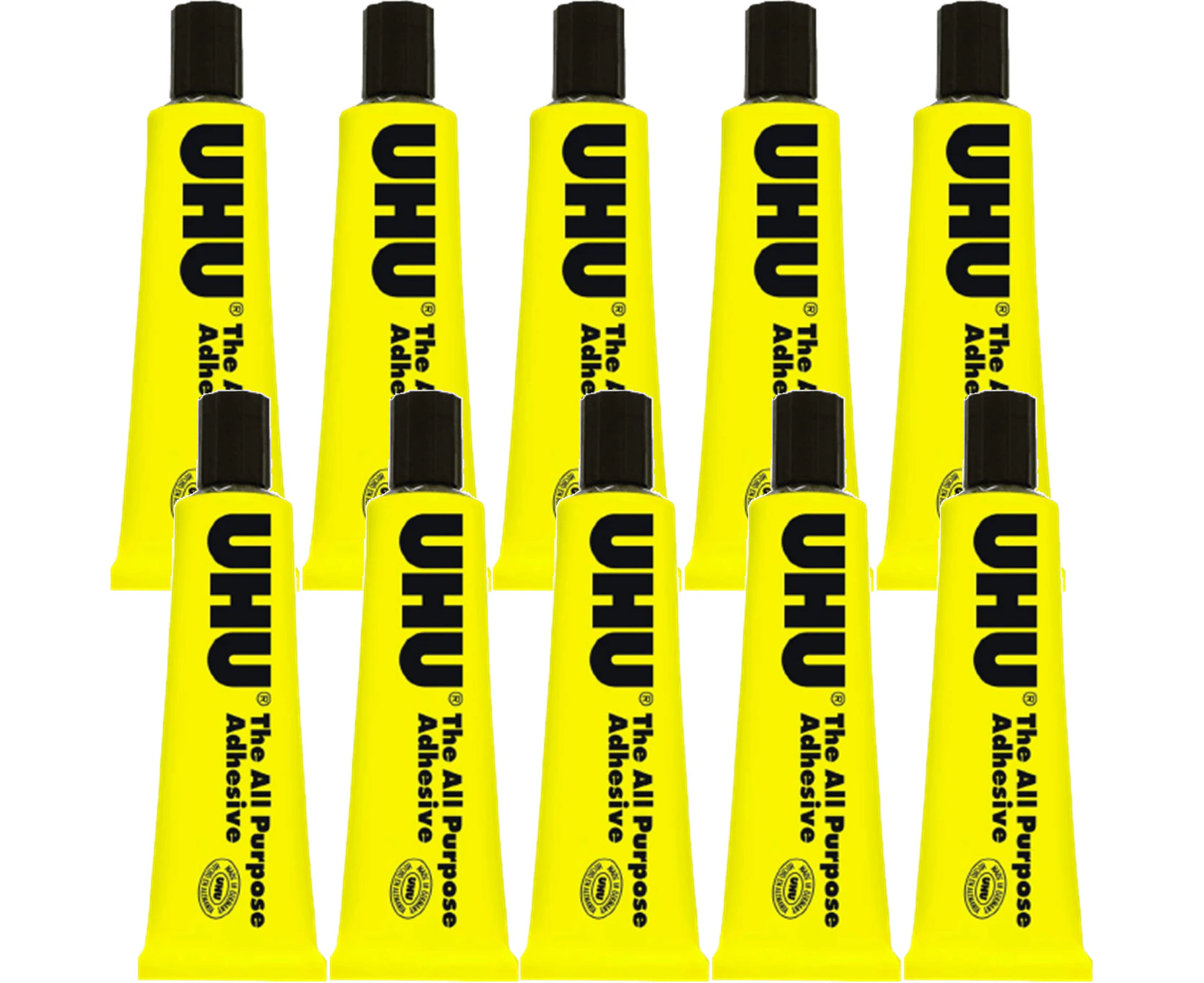 Uhu All Purpose Adhesive Liquid Glue Super Strong 35ml 10 Pack