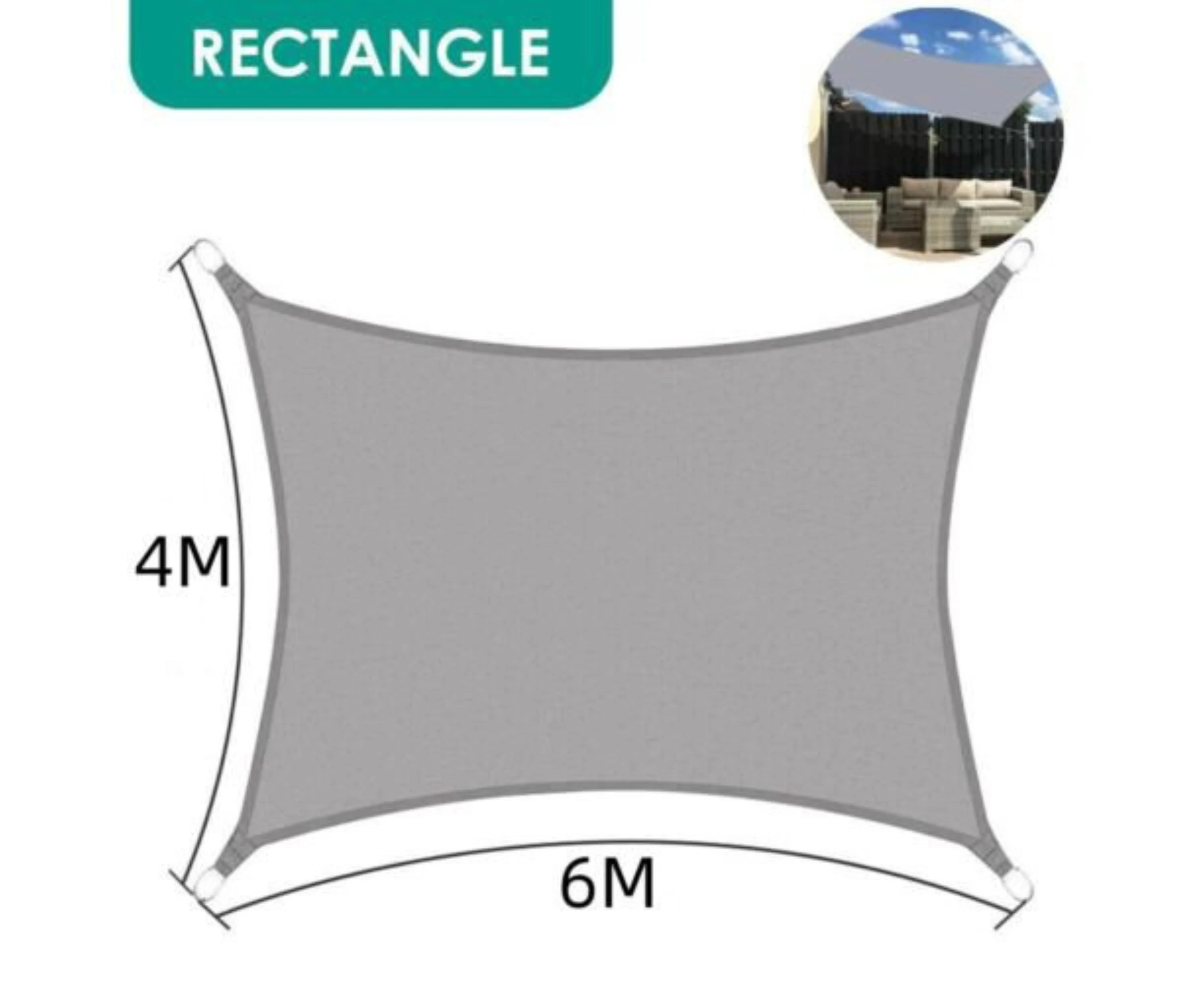 Various Shapes Extra Heavy Duty Shade Sail