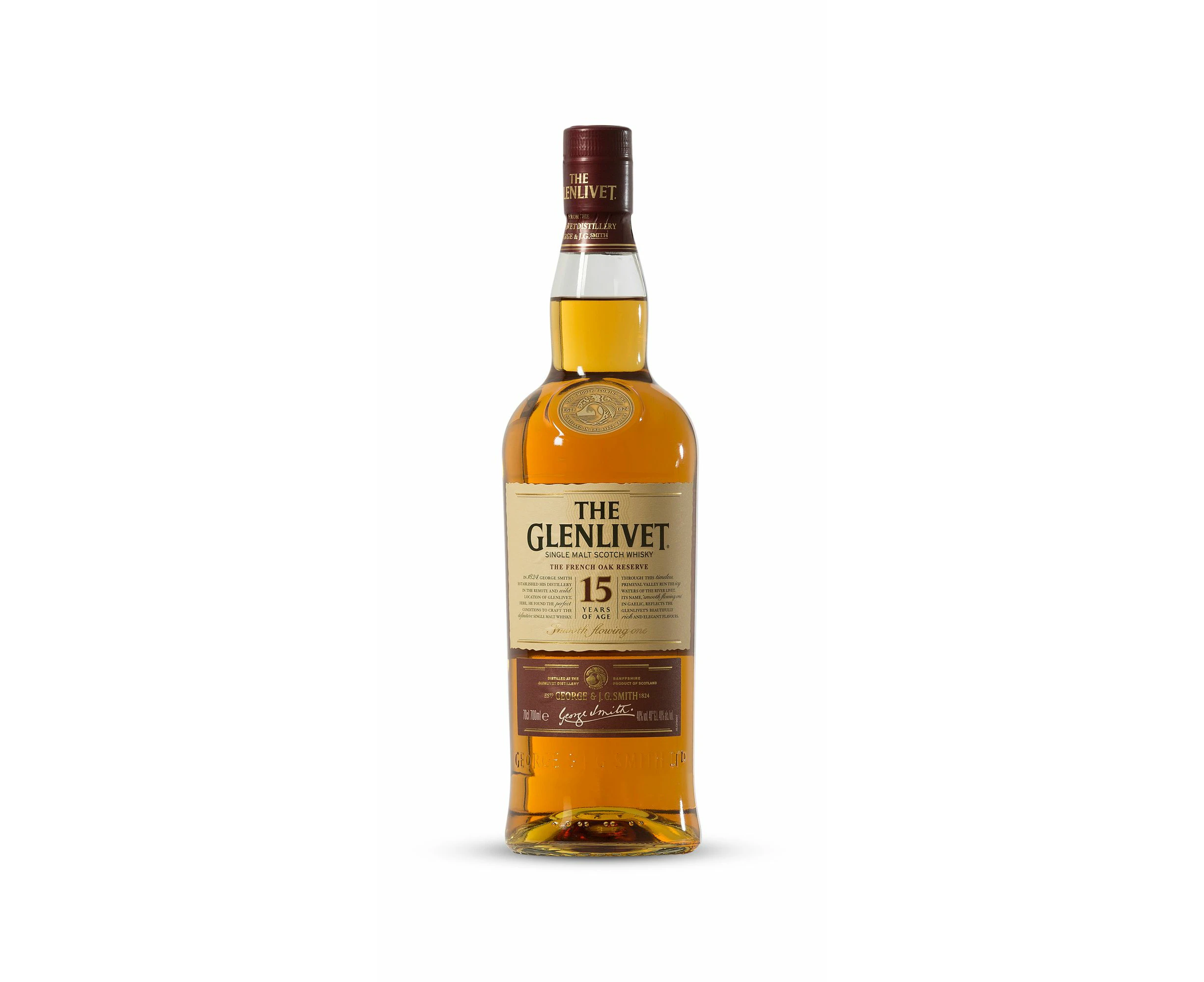 GLENLIVET FRENCH OAK 15Y WHISKY - 700ml