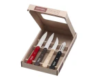 OPINEL Les Essentials - Loft - Wood handles - 4 piece kitchen knife gift set