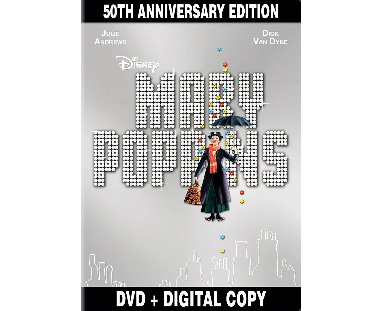 Mary Poppins (50th Anniversary)  [DVD REGION:1 USA] Anniversary Ed, Digital Copy, Dolby, Dubbed, Subtitled, Widescreen, USA import