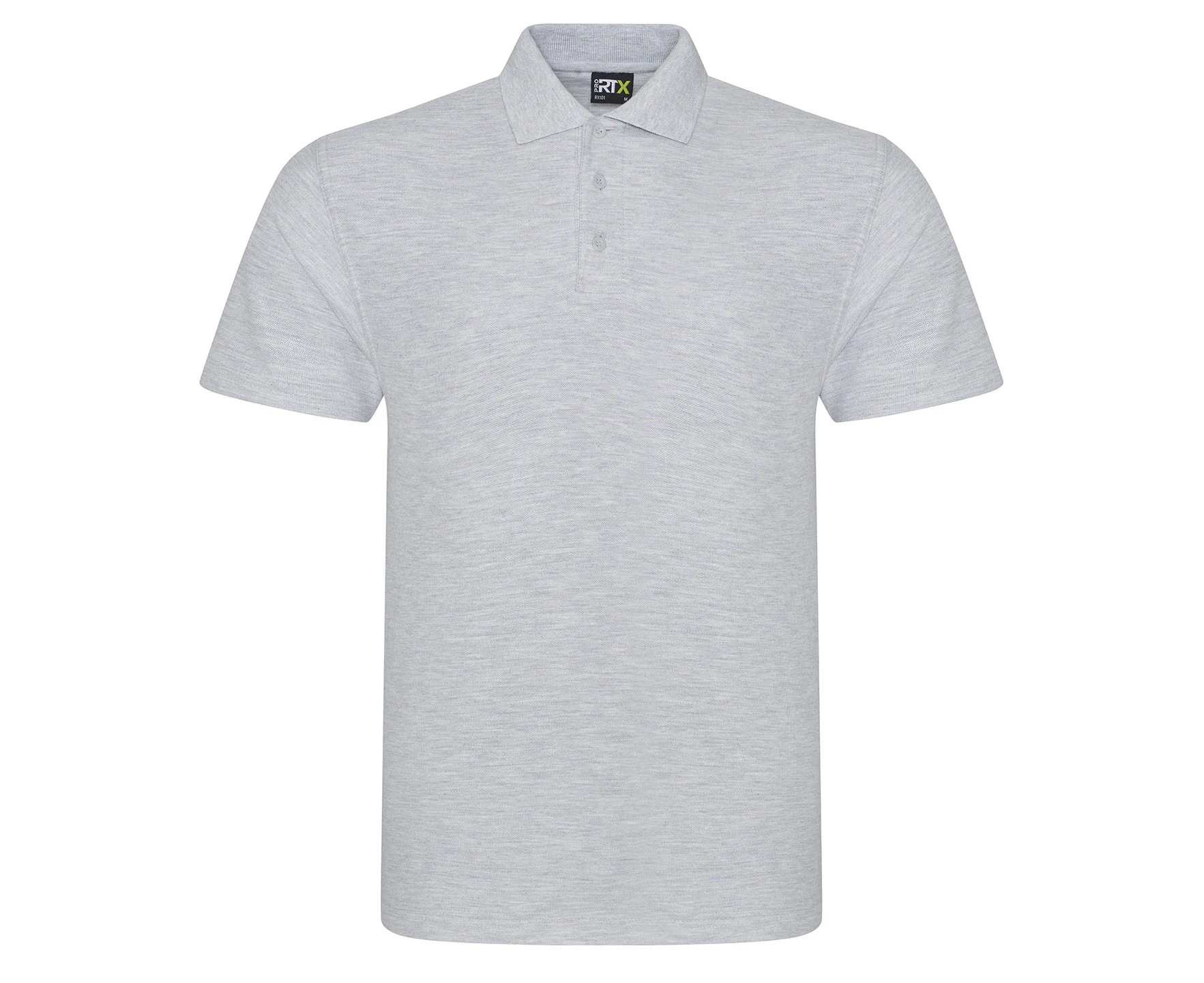 PRO RTX Mens Pro Polo Shirt (Heather Grey) - RW8255